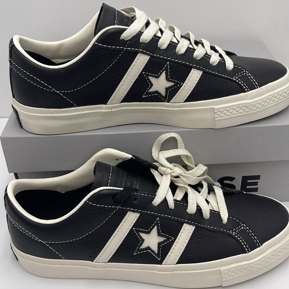 Converse Men’s ONE STAR ACADEMY PRO OX
BLACK/EGRET/EGRET A08501C Sneakers - Picture 2 of 16